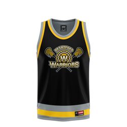 Brantford Warriors Adult Black Tank Top Thumbnail