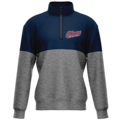 Oshawa Generals Two-Tone Quarter Zip Sweater Thumbnail