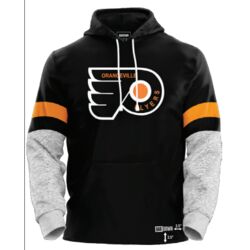 Orangeville Flyers Heather Striper Hoodie Youth Thumbnail