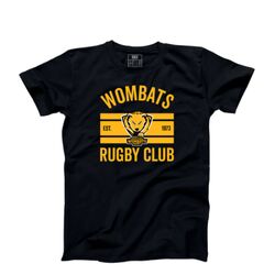 Manitoba Rugby Youth Tripple Deke T-Shirt Black Thumbnail