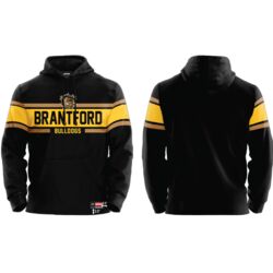 Brantford Bulldogs Stripe Show Sublimated Hoodie Thumbnail