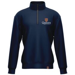 Queen's University Fleece 1/4 Zip (Navy) Thumbnail
