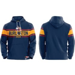 Burlington Eagles Custom Stripe Show Hoodie Sublimated Thumbnail