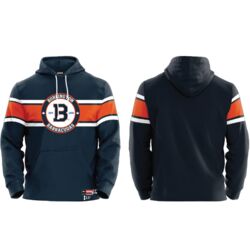 Burlington Barracudas Stripe Show Hoodie Youth  Thumbnail