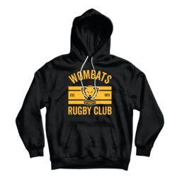 Manitoba Tripple Deke Adult Hoodie Black Thumbnail