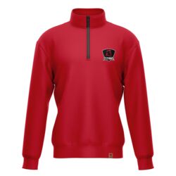 École St. Adolphe School Classic Red 1/4 Zip  Thumbnail