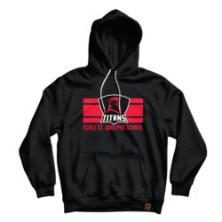 École St. Adolphe School Student Tripple Deke Hoodie Adult Black Thumbnail