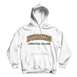 Conestoga College Program Hoodie White Thumbnail