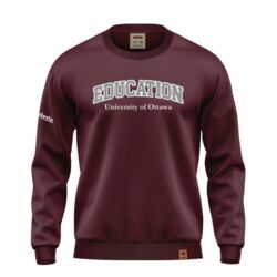 Uottawa Classic Crewneck Maroon English Thumbnail