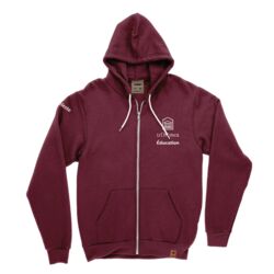 Uottawa Classic Full Zip Maroon French Thumbnail