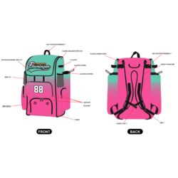 Flamborough Flamingos Baseball Back Pack Thumbnail
