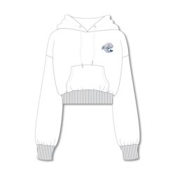 Etobicoke Dolphins Classic Cropped Hoodie Adult Thumbnail