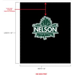 Nelson Leafs Delux Sherpa Sublimated Fleece Blanket Thumbnail