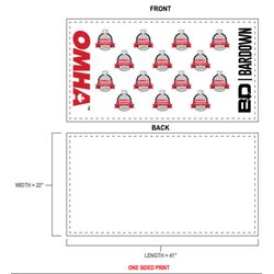 OMHA Sublimated Skate Towel  Thumbnail