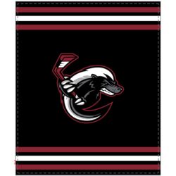 Ice Badgers Sherpa Blanket Thumbnail