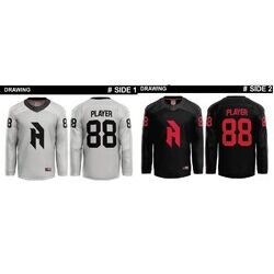  Assassins Reversible  Hockey Jersey Youth  Thumbnail