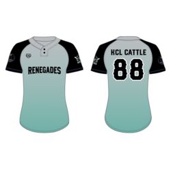 Coaldale Renegades Two Button Softball Sublimated Jersey 12 Adult  Thumbnail