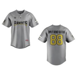 Coaldale Bandits Baseball Jersey - Grey - Adult (Simplot Grower Solutions) Thumbnail
