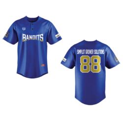 Coaldale Bandits Baseball Jersey - Blue - Adult (Simplot Grower Solutions) Thumbnail