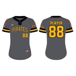 Pirates Fastpitch  Two Button Sublimated Jersey - Youth Thumbnail