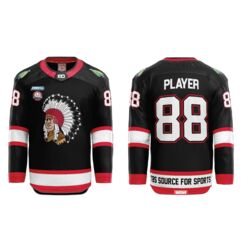 Red Deer Minor U13 AAA Hybrid Jerseys Black - Youth Thumbnail