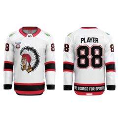 Red Deer Minor U13 AAA Hybrid Jerseys White - Youth Thumbnail