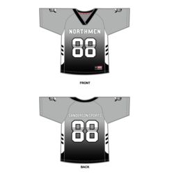 Orangeville Northmen Field Lacrosse V Neckline Lacrosse Jersey Thumbnail