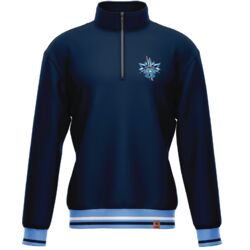 Fort Saskatchewan Ice Quarter Zip Navy - Youth Thumbnail