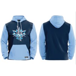 Fort Saskatchewan Ice Art Attack Hoodie Blue - Youth Thumbnail