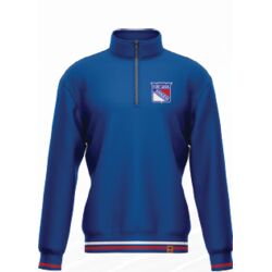 Fort Saskatchewan Rangers Cuff Colored Quarter Zip Blue - Youth Thumbnail