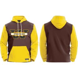 Fort Saskatchewan Strathcona Art Attack Hoodie Yellow - Youth Thumbnail