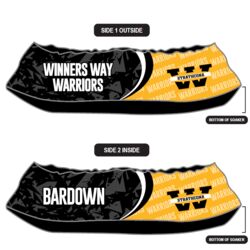 Fort Saskatchewan Strathcona Skate Soakers Black - Youth Thumbnail