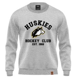 Fort St John Huskies Crewneck Grey - Youth Thumbnail