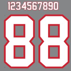 Stouffville Clippers Player Numbers - White Thumbnail