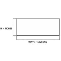 Stouffville Clippers Blank Name Bar - White Thumbnail