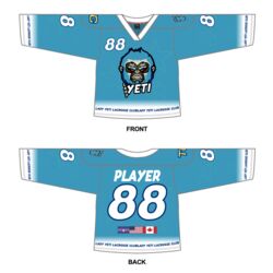 Lady Yeti Box V-Neckline Lacrosse Jersey Thumbnail