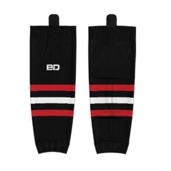 Red Deer Minor Sublimated Hockey Socks Black Thumbnail