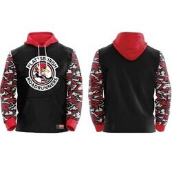 Plattsburgh Youth Hockey Association  Sublimated (Camo) Hoodie - Youth  Thumbnail