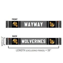Wayway Wolverines Outdoorsman Scarf Thumbnail