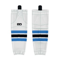 TCK Ice Wolves Hybrid Hockey Socks - White Thumbnail