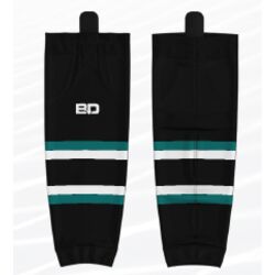 Central Alberta Warriors Sublimated Hockey Socks Black - Youth Thumbnail