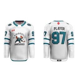 Cambdridge Roadrunners Cut and Sew Hockey Jersey - Youth  Thumbnail