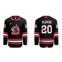  Cambridge Hawk Cut and Sew Hockey Jersey  Thumbnail