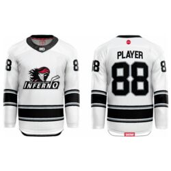 Jr. Inferno-GHC-Sublimated Hockey Jersey with Scoop - A5-White - Youth Thumbnail