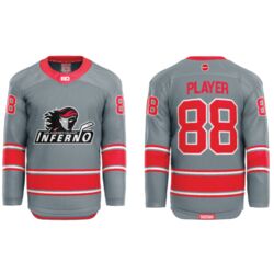 Jr. Inferno-GHC-Sublimated Hockey Jersey with Scoop - H6-Silver - Adult Thumbnail