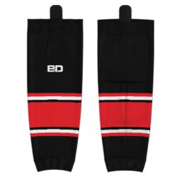 Jr. Inferno-GHC-Sublimated Hockey Socks - H1-Black - Adult Thumbnail