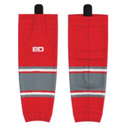 Jr. Inferno-GHC-Sublimated Hockey Socks - H4-Red - Youth Thumbnail