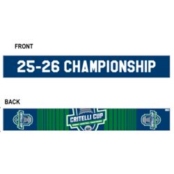 OUA Women's Basketball Critelli Cup Sublimated Scarf Thumbnail
