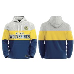 Wilmot Wolverines Tri Color Block Hoodie Thumbnail