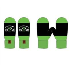 Saskatoon Rush Rally Stripe Mittens Thumbnail